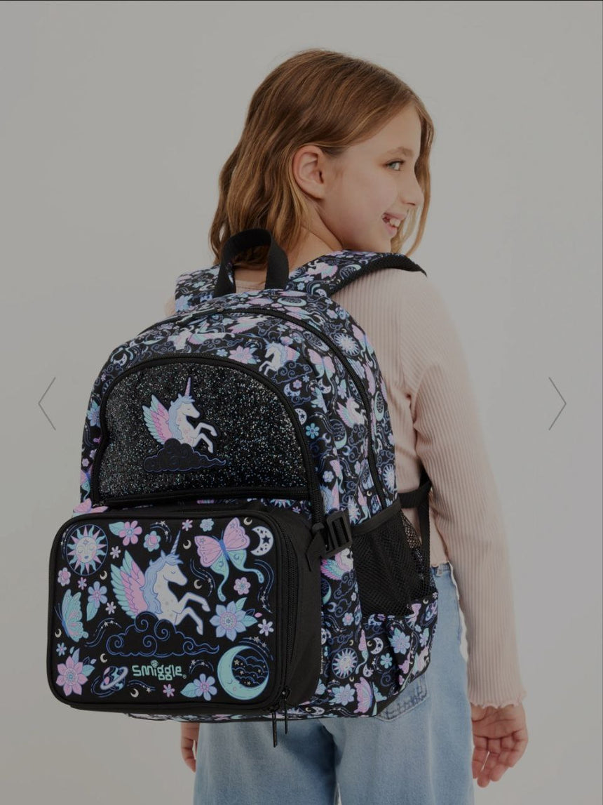 Smiggle Backpack Unicorn Butterfly | (G1-G3) | 42cm