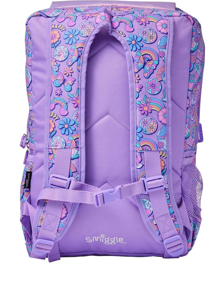 Smiggle Backpack Purple Butterfly | (Gr1-Gr6) | 45cm