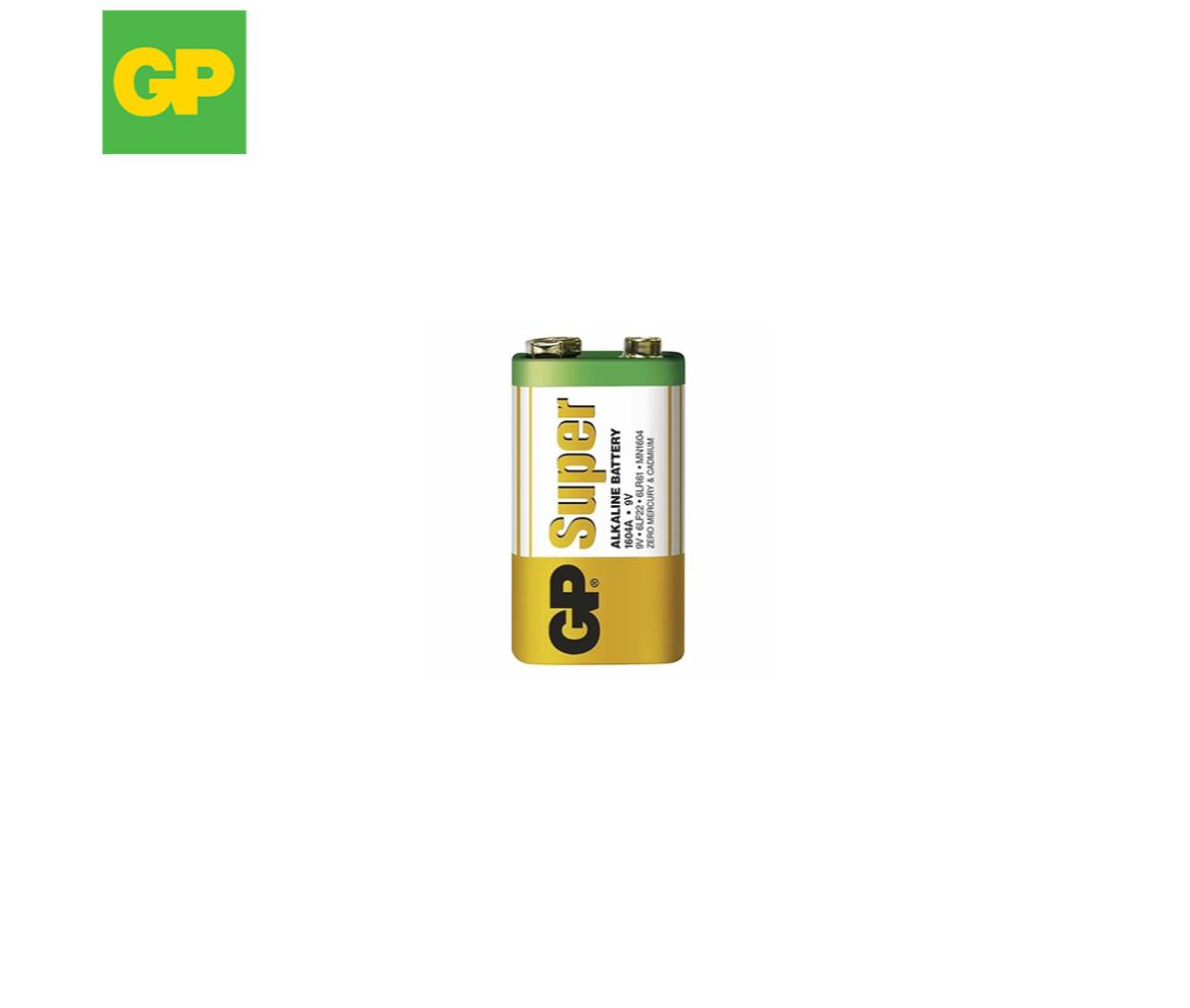GP Alkaline Square Battery PP3 9V