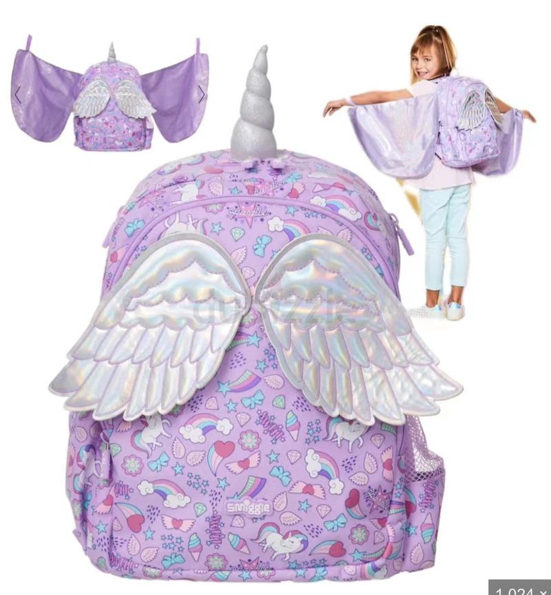 Smiggle Backpack Unicorn Wings | (KG1-KG3) | 38cm
