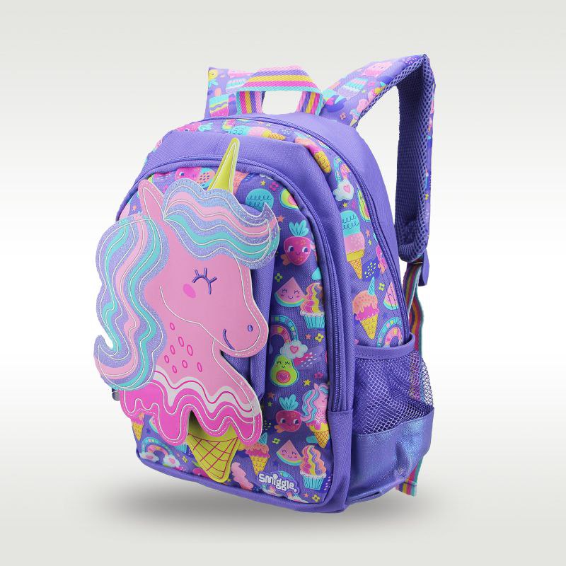 Smiggle Backpack Unicorn Ice-cream | (KG1-KG3) | 38cm