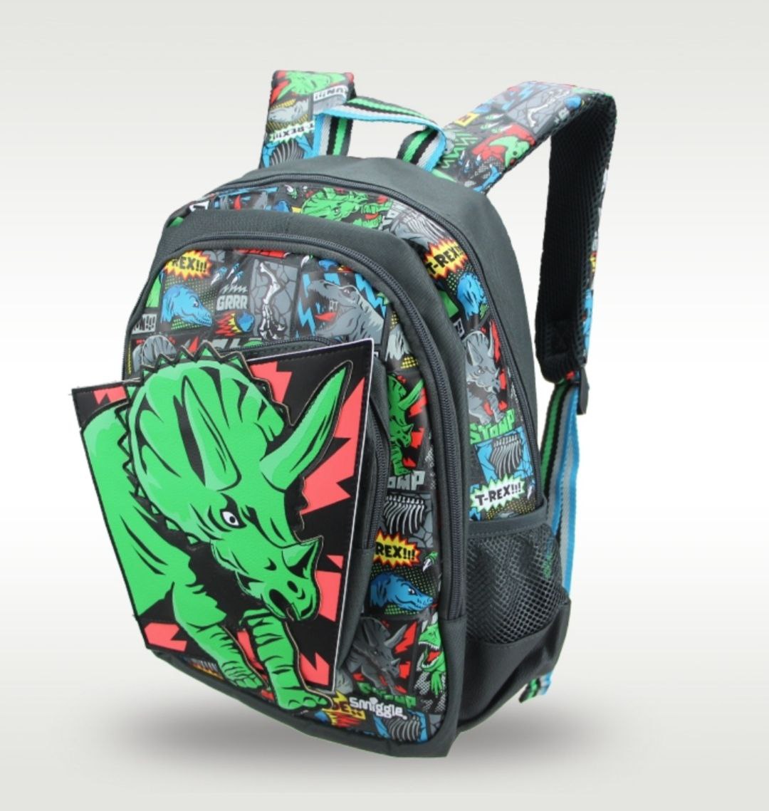 Smiggle Backpack Green Dinosaur | KG1-KG3