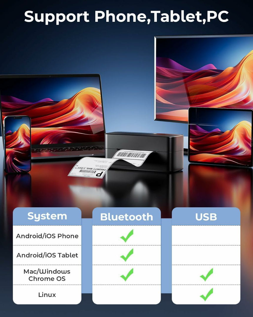 Phomemo 241BT Wireless Printer Black