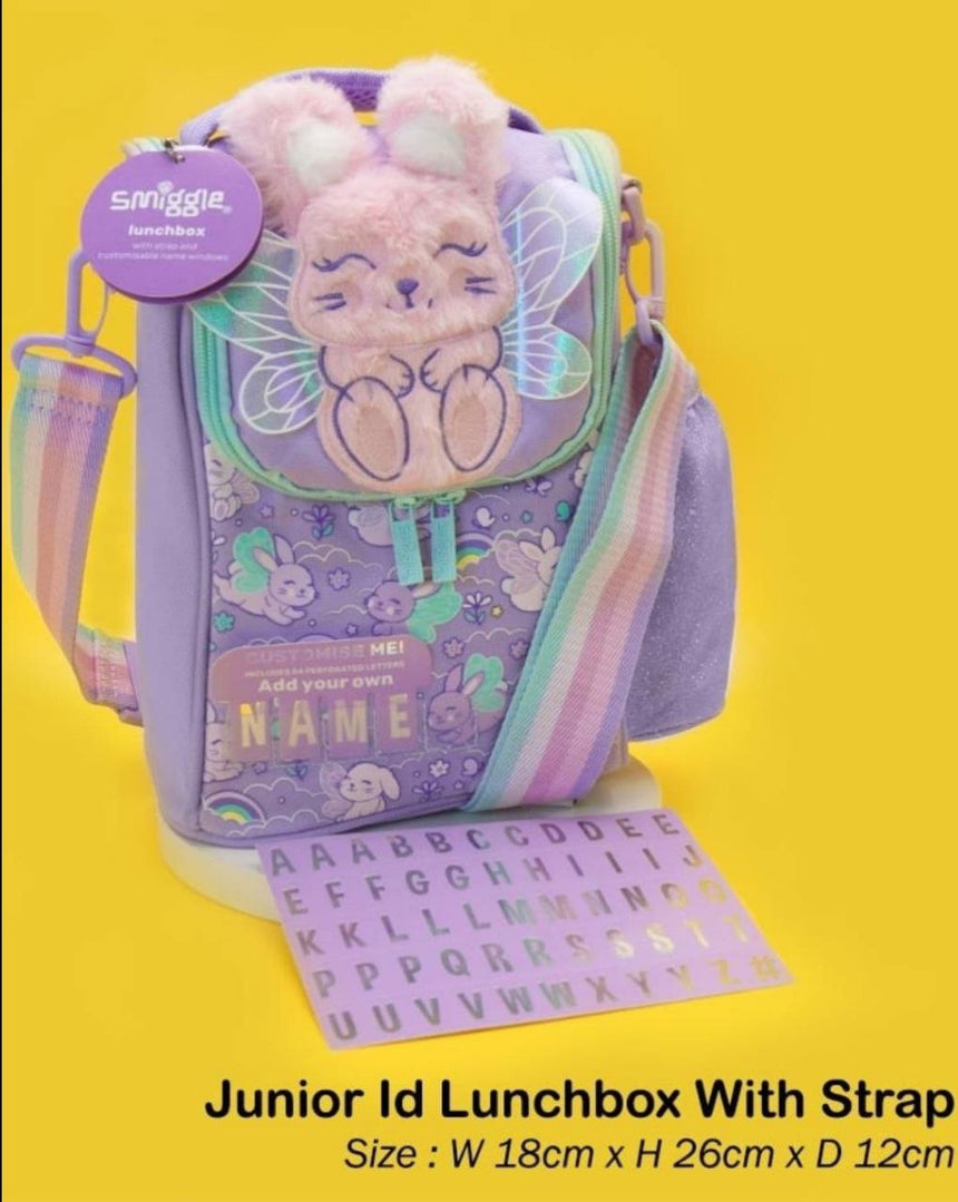 Smiggle Lunch Bag | Shoulder Straps | Rabbit | 26×18×11.5cm