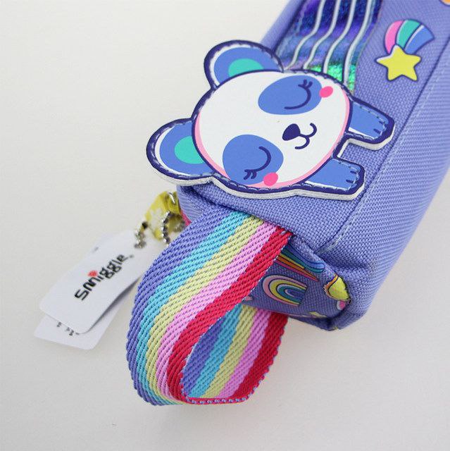 Smiggle Pencil Case | Small | Purple | Panda