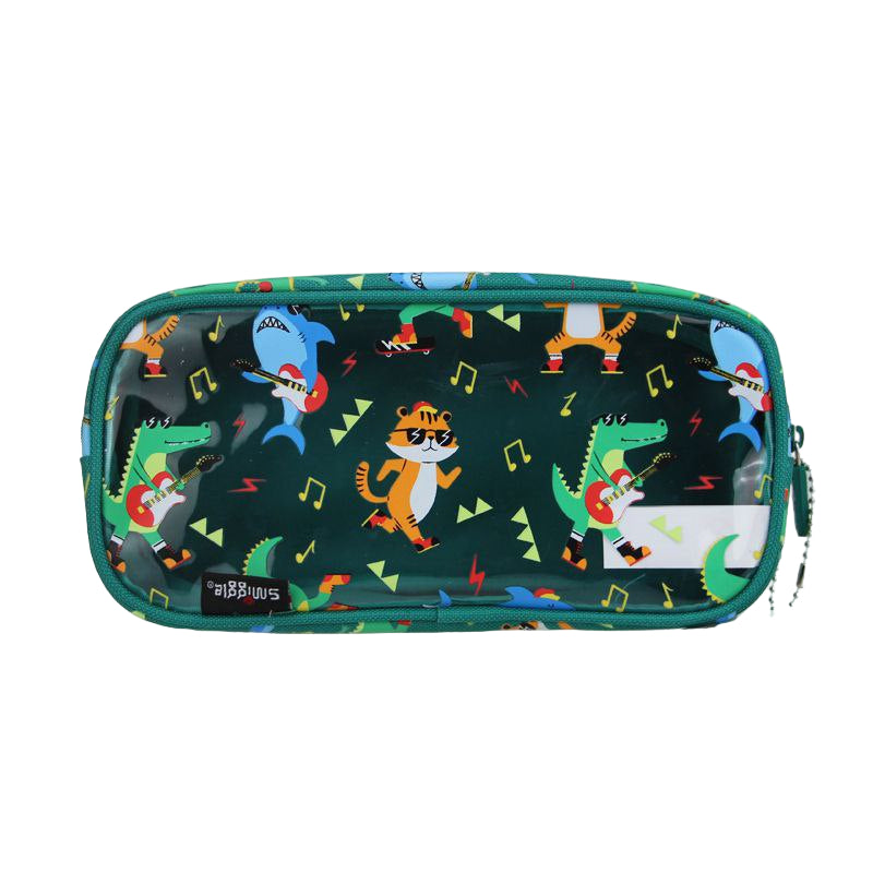 Smiggle Pencil Case | Green | Animal