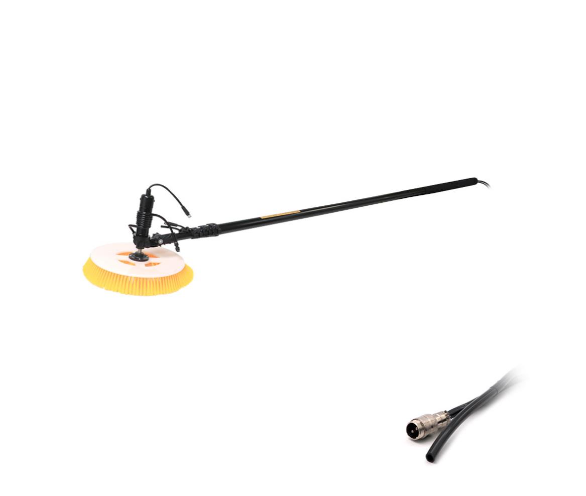 Solar Electric Pump Cleaning Brush Water Pipe Pole Post