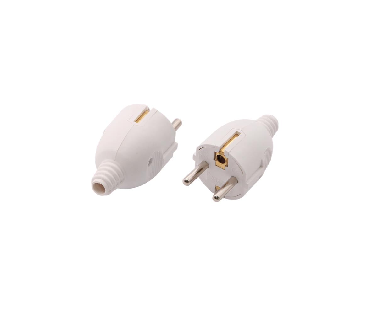Electric Plug - EU - Rubber - 4.8mm - 10A
