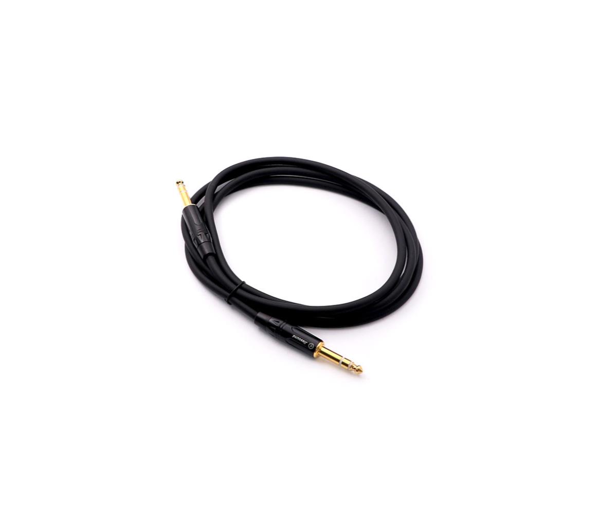 Audio Cable Jack Stereo 6.3mm Male to Male 2m JIA