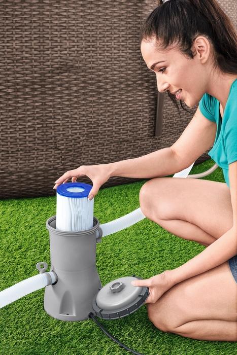 3028L/800gal Filter Pump Home Pool Filters & Cleaners 3028L/800gal Filter Pump 3028L/800gal Filter Pump Bestway