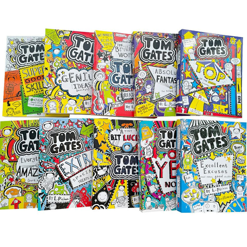 Tom Gates 10 Books Set | Soft Cover | 8+