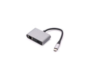 USB-C to Ethernet RJ45 & 2x USB 3.0 & USB-C Adapter 0.15m