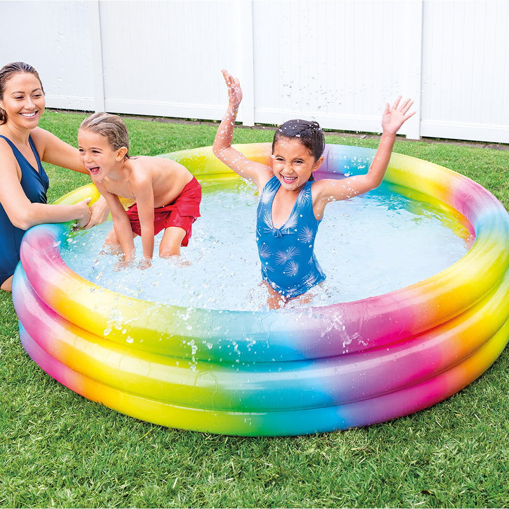 Intex: Sunset Glow 4 Ring Paddling Pool