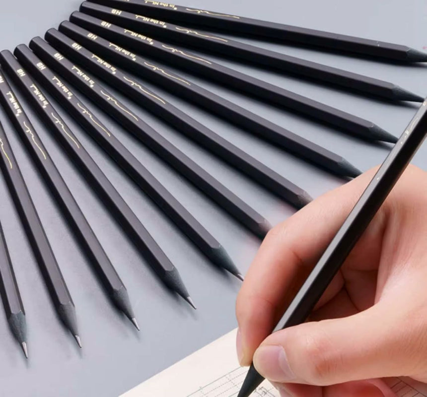 Black Wood Pencil 2B Pack Of 10