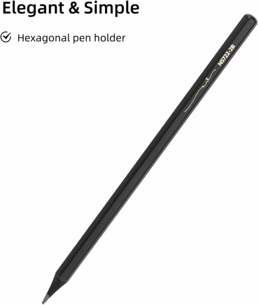 Black Wood Pencil 2B Pack Of 10