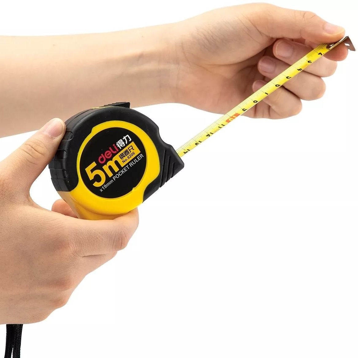 Deli Tape Measure 5m Pocket Ruler