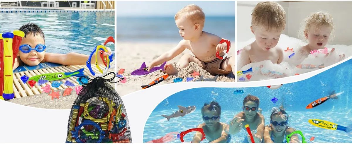 Big Set Dive Swim Toys 30 Pcs For Kids