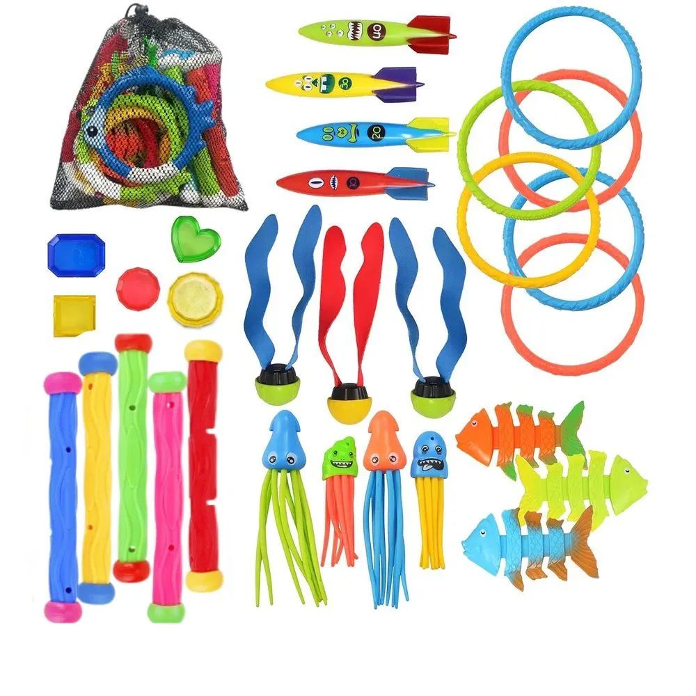 Big Set Dive Swim Toys 30 Pcs For Kids