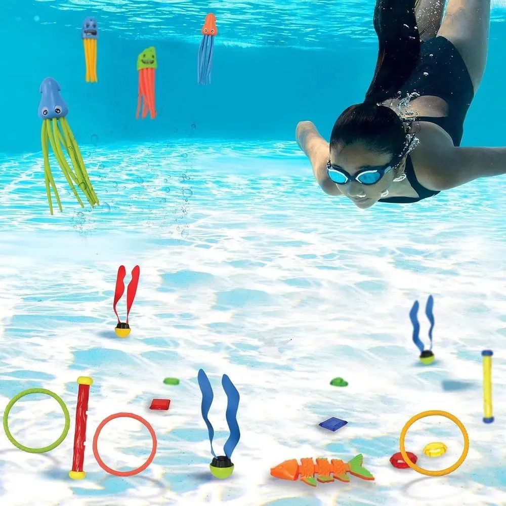 Big Set Dive Swim Toys 30 Pcs For Kids