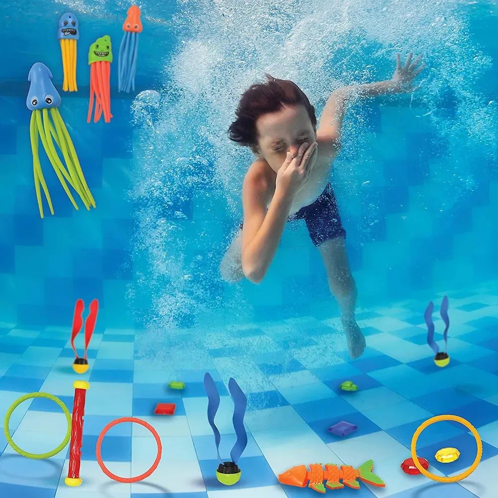 Big Set Dive Swim Toys 30 Pcs For Kids