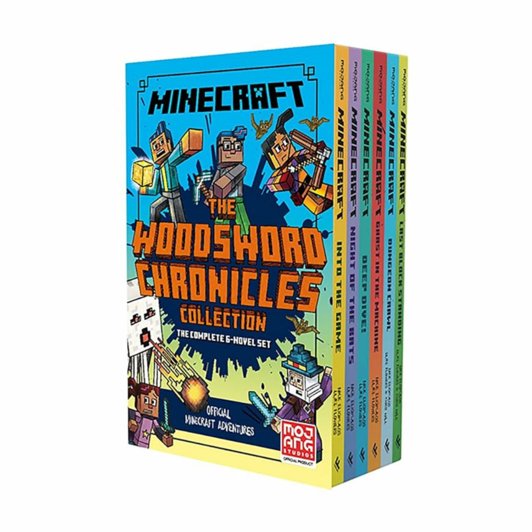 Minecraft The Woodsword Chronicles Collection 6 Books Set - Soft Cover - 7+
