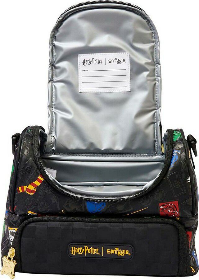 Smiggle Lunch Bag - Harry Potter | Shoulder Straps | 24.5×16.5×15cm