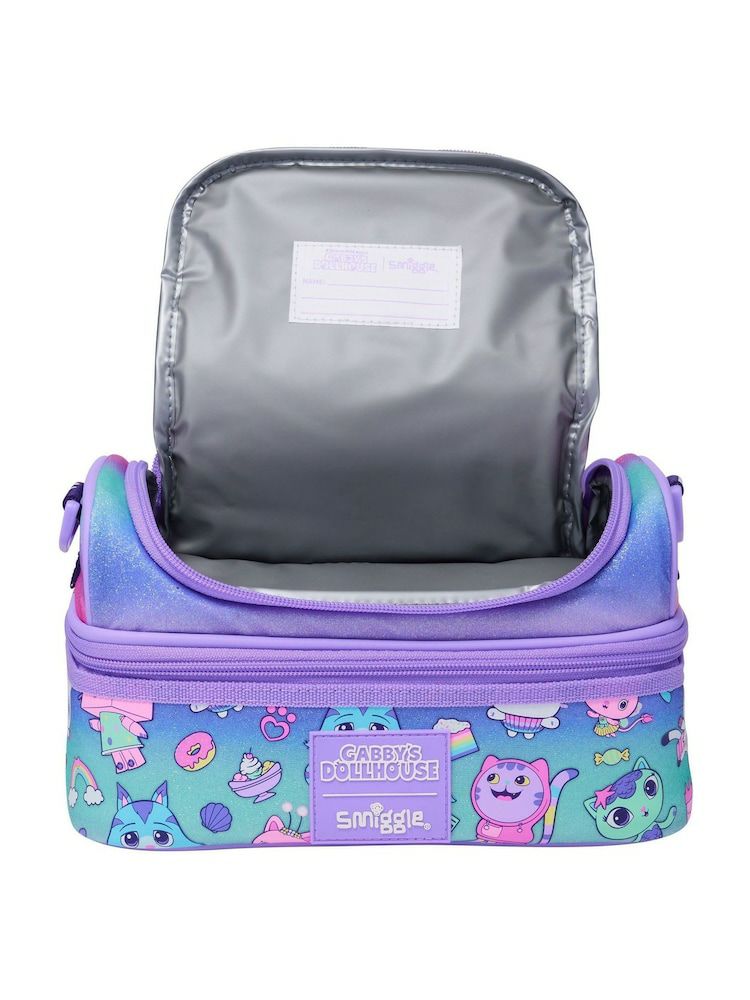 Smiggle Lunch Bag - Gabby's Dollhouse | Shoulder Straps | 24.5×16.5×15cm