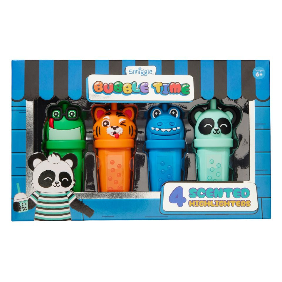 Smiggle Highlighters | Animals | Pack Of 4