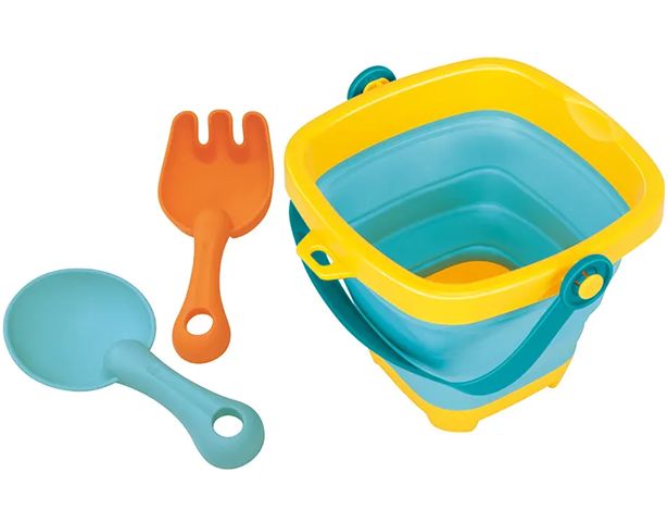 Folding Bucket Beach Toy For Kids