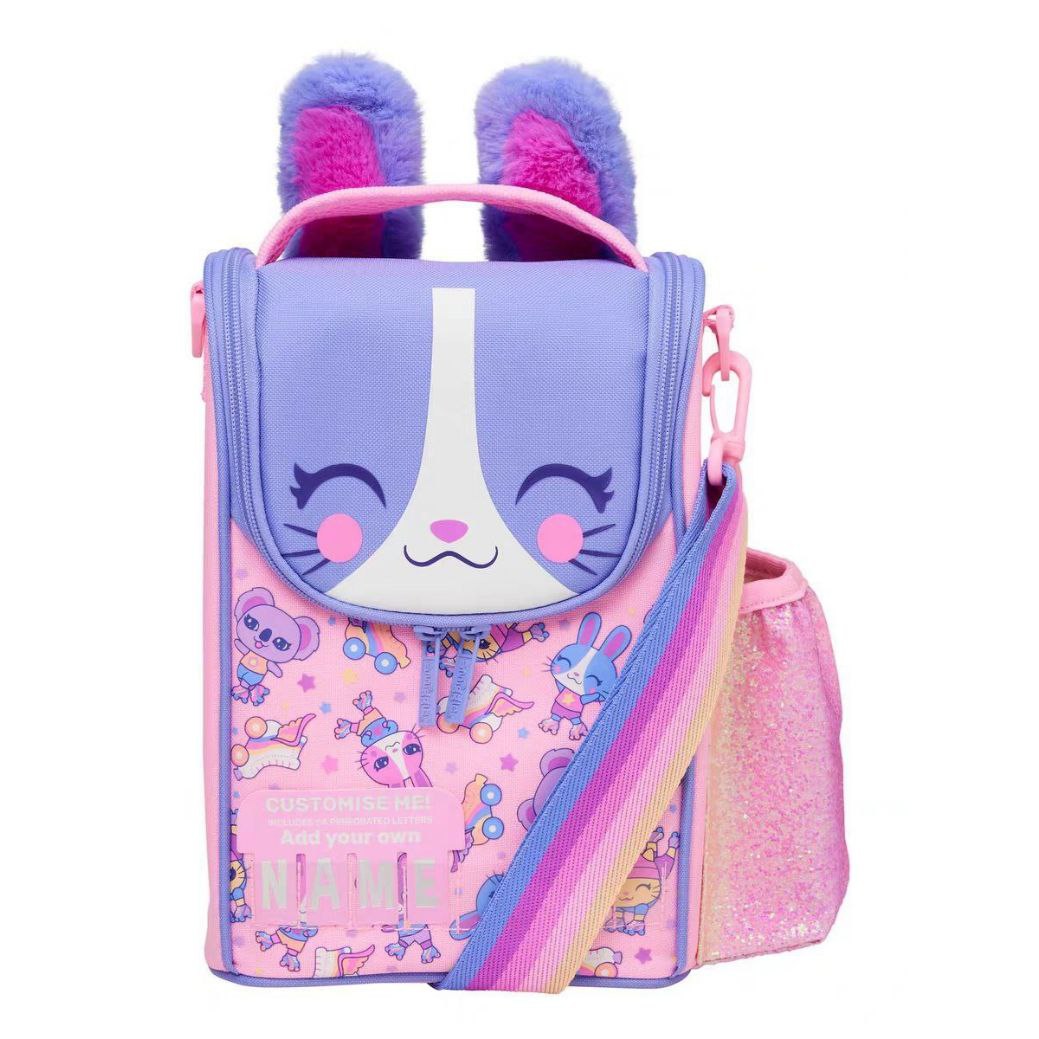 Smiggle Lunch Bag | Shoulder Straps | Rabbit Roller | 26×18×12cm