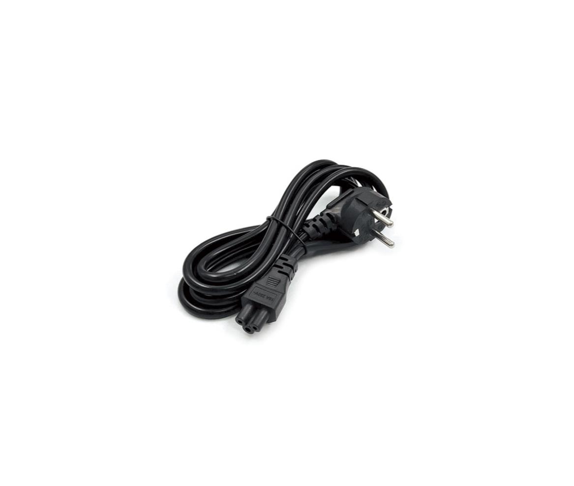 Power Cable Schuko Plug - C5 3x1.5mm 1.5m Black