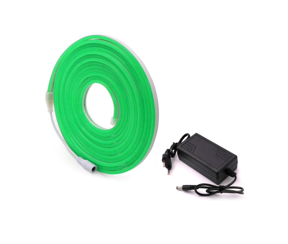 LED Rope Neon - 12V DC 25W - 5M - Green - Blister