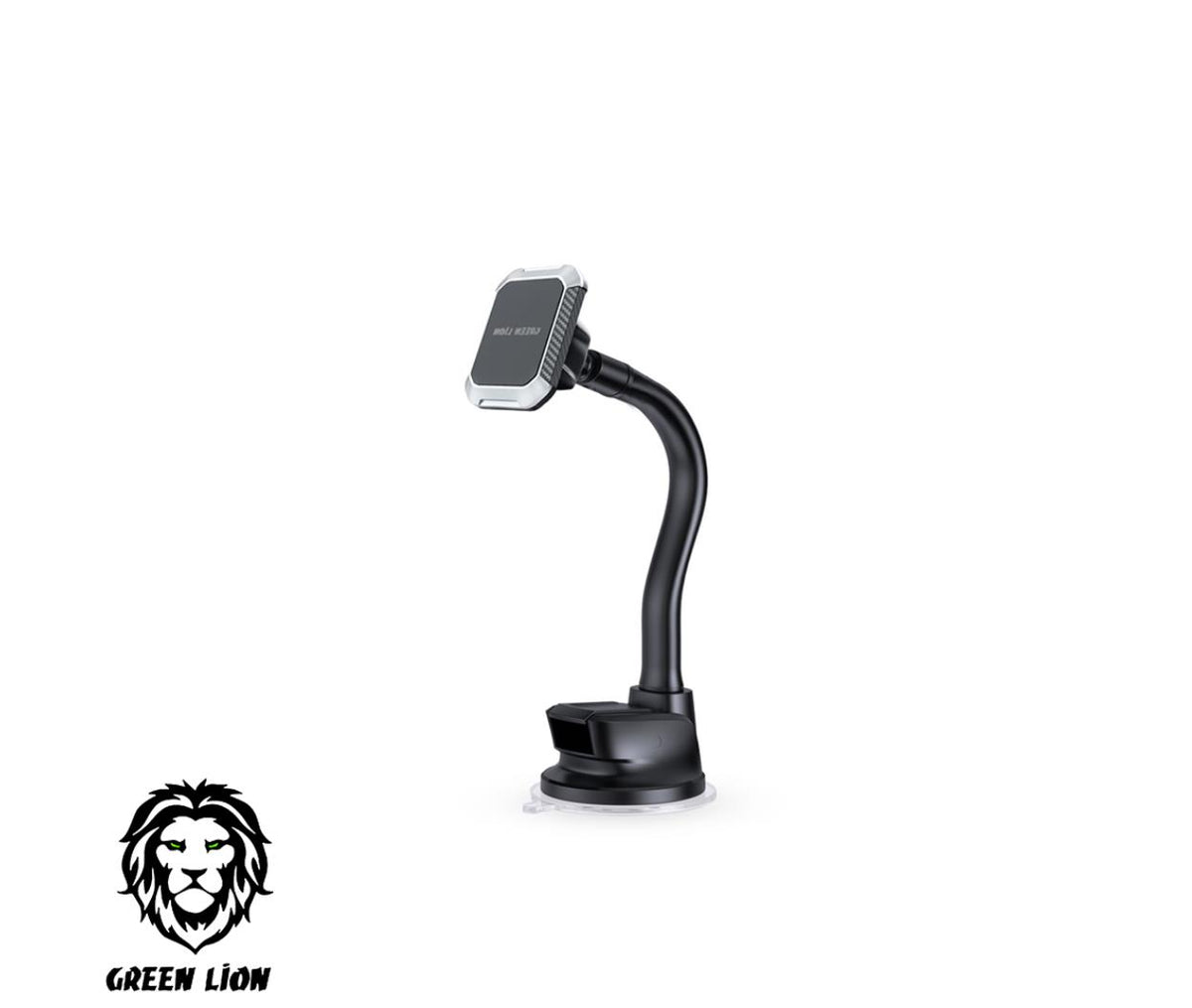 Car Mobile Holder - Magnetic Flex - 360Degree Swivel System - Green Lion