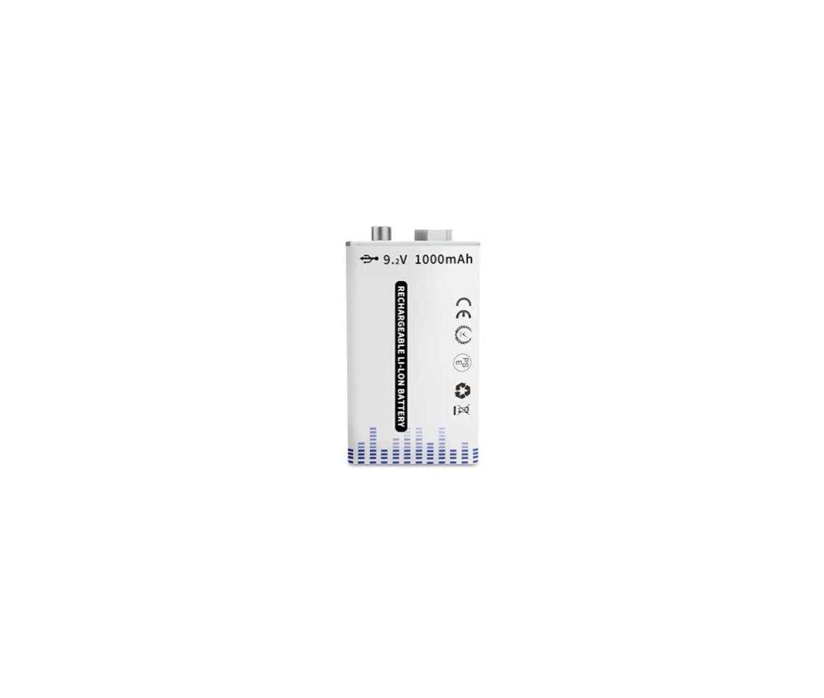 Lithium Li-ion Battery 9v 1800mA Type-C