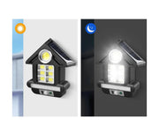 LED Light Solar - 81x LED Lamp COB - Motion PIR Sensor - White