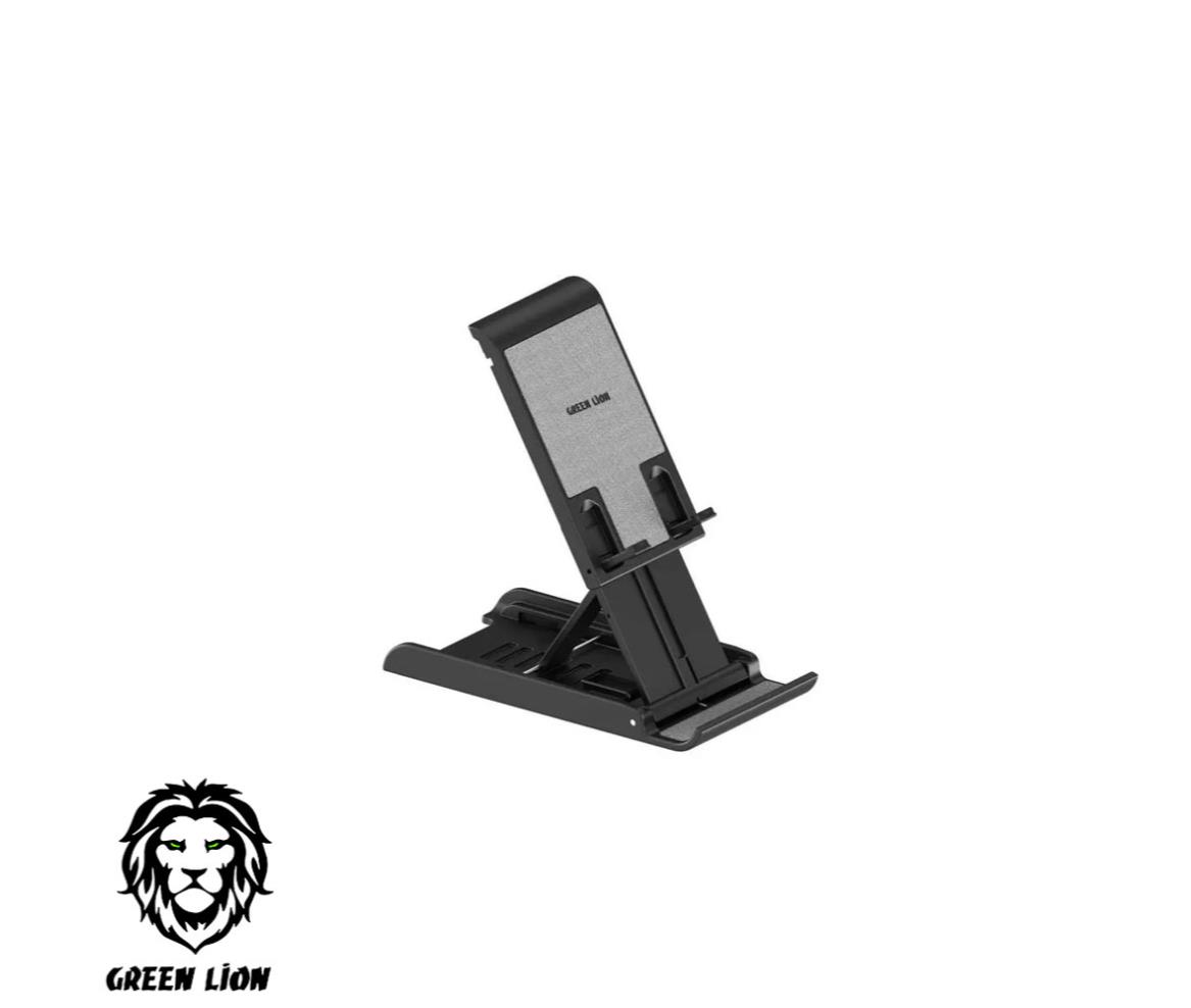 Mobile & Tablet Desktop Holder - Adjustable - Green Lion