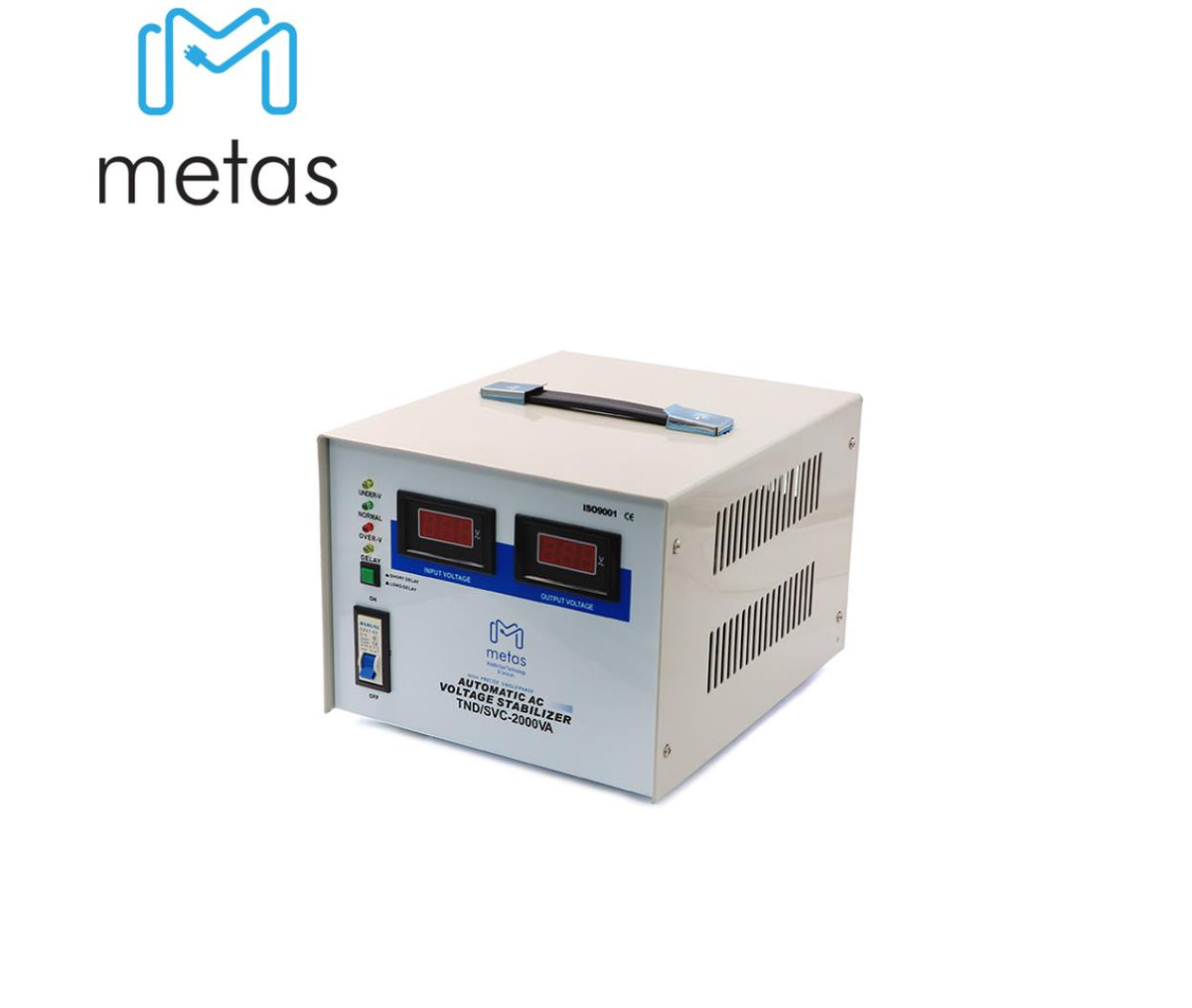 Stabilizer - Single Phase - Servo Motor - 2KVA - Metas