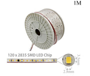LED Rope - 220V AC 5W - 2835 - Warm White - Per Meter