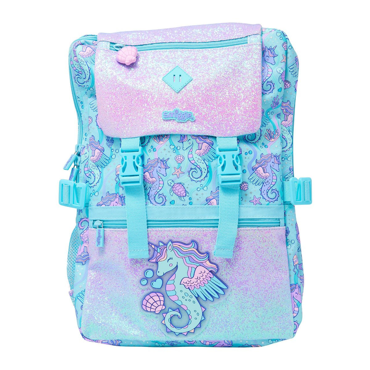 Smiggle Backpack Sea Horse | (Gr1-Gr6) | 45cm