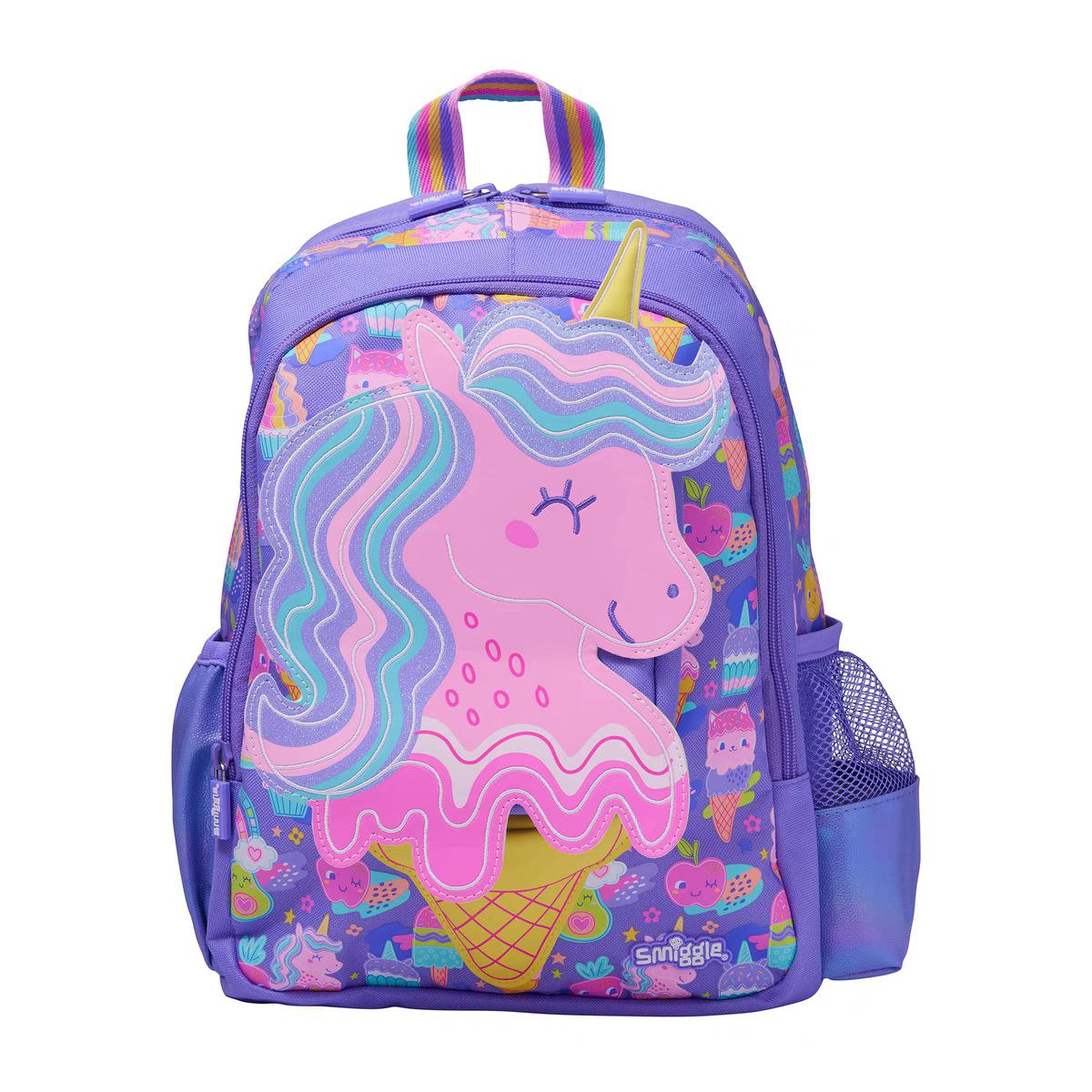 Smiggle Backpack Unicorn Ice-cream | (KG1-KG3) | 38cm