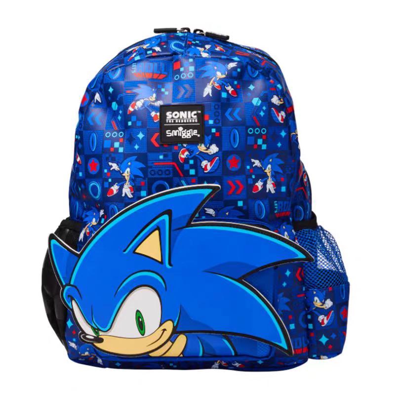 Smiggle Backpack Sonic Hoodie 38cm