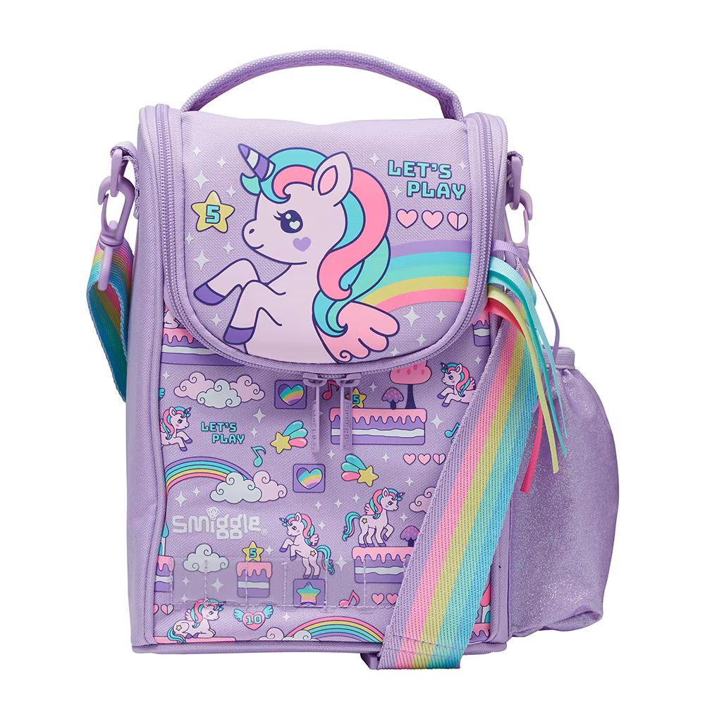 Smiggle Lunch Bag | Shoulder Straps | unicorn | 26×18×12cm