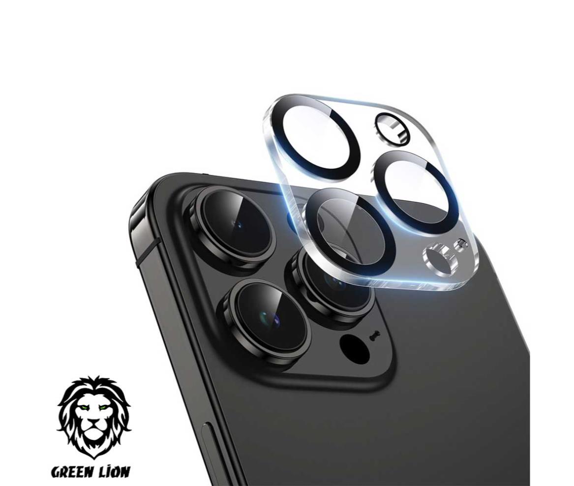 Camera Glass - Transparent Lens Anti Reflection - Green Lion