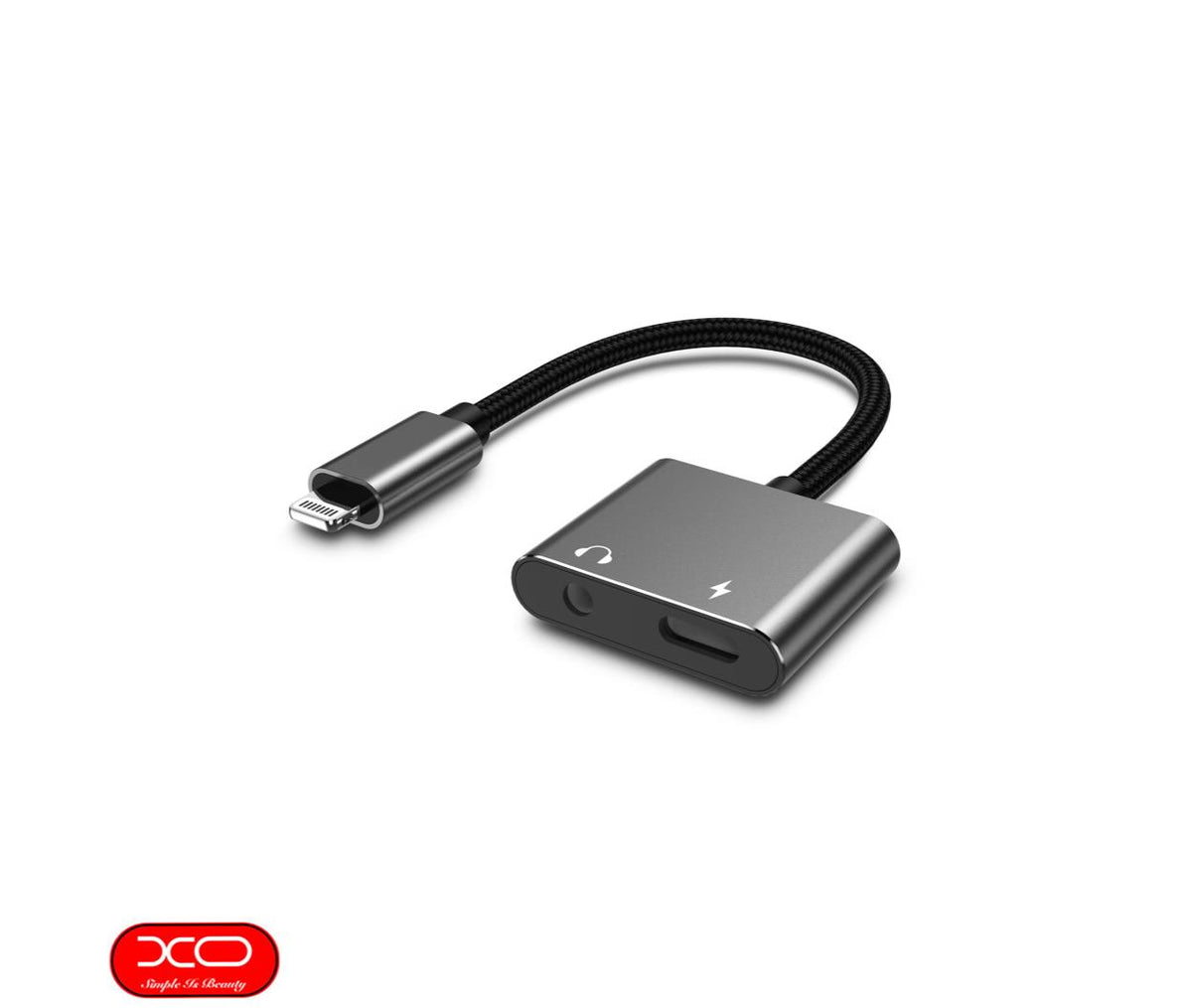 Mobile Adapter Lightning - AUX 3.5mm & Lightning Female 0.12m XO NB-R258B