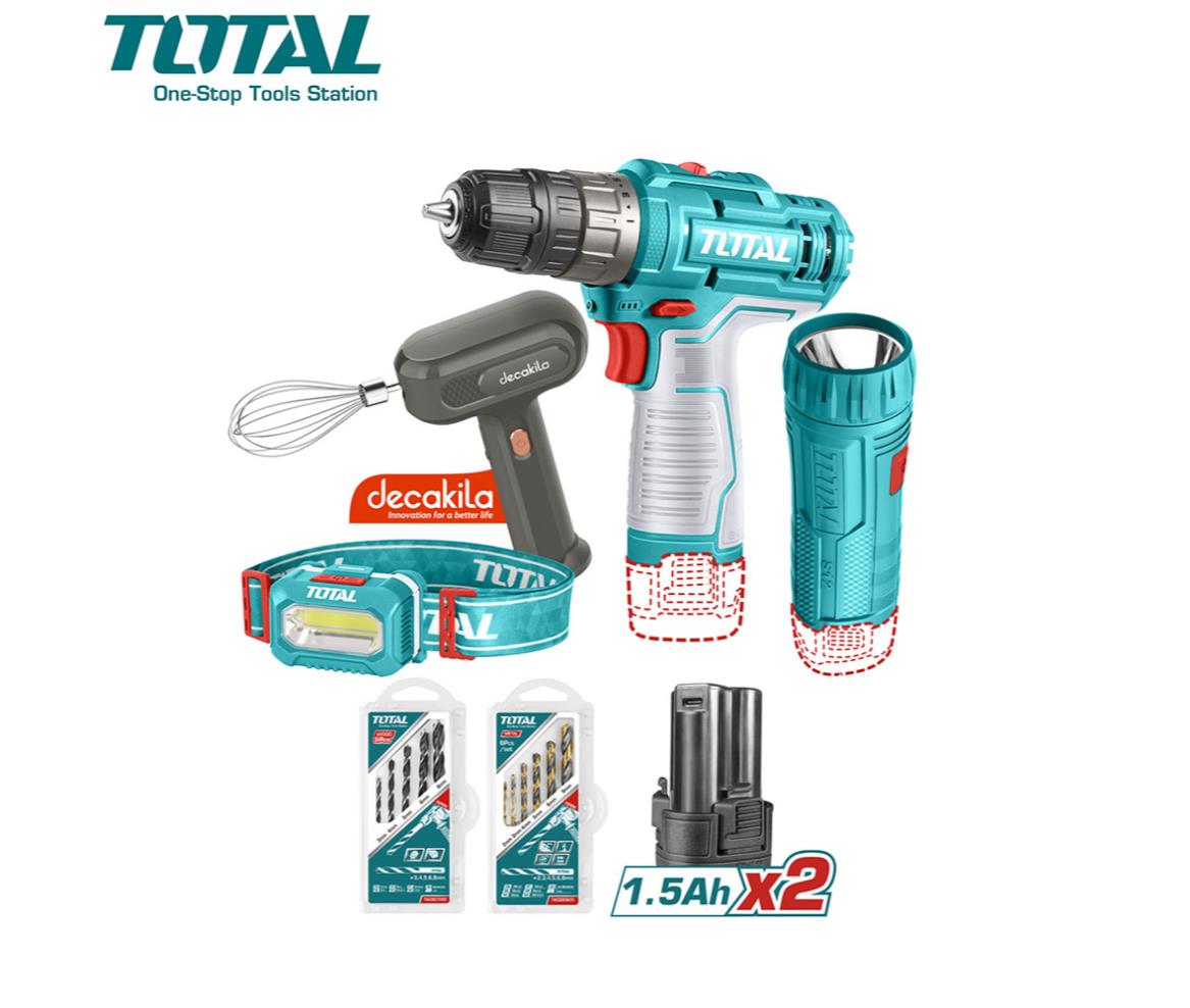 Combo Kit Drill Li-ion Battery Pack 11.1V 1.5Ah
