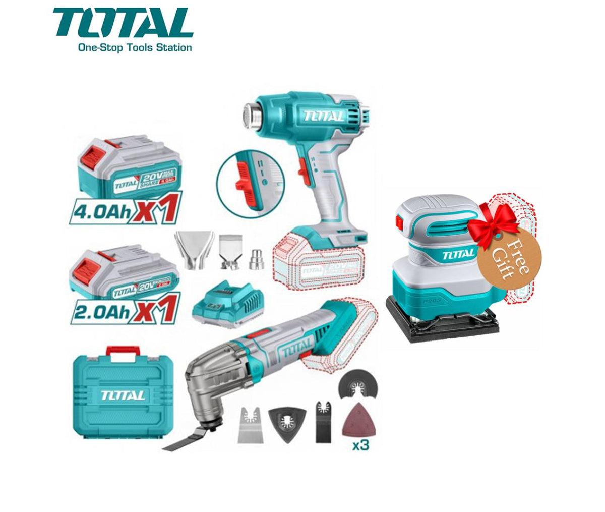 Total Heat Gun Cordless Li-ion 20V 2A