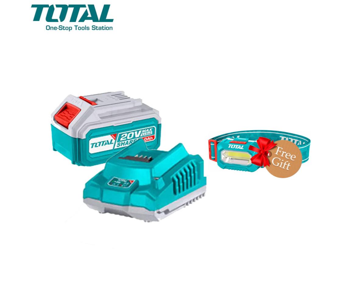 Total Drill Li-ion Battery Pack 20V 4.0Ah