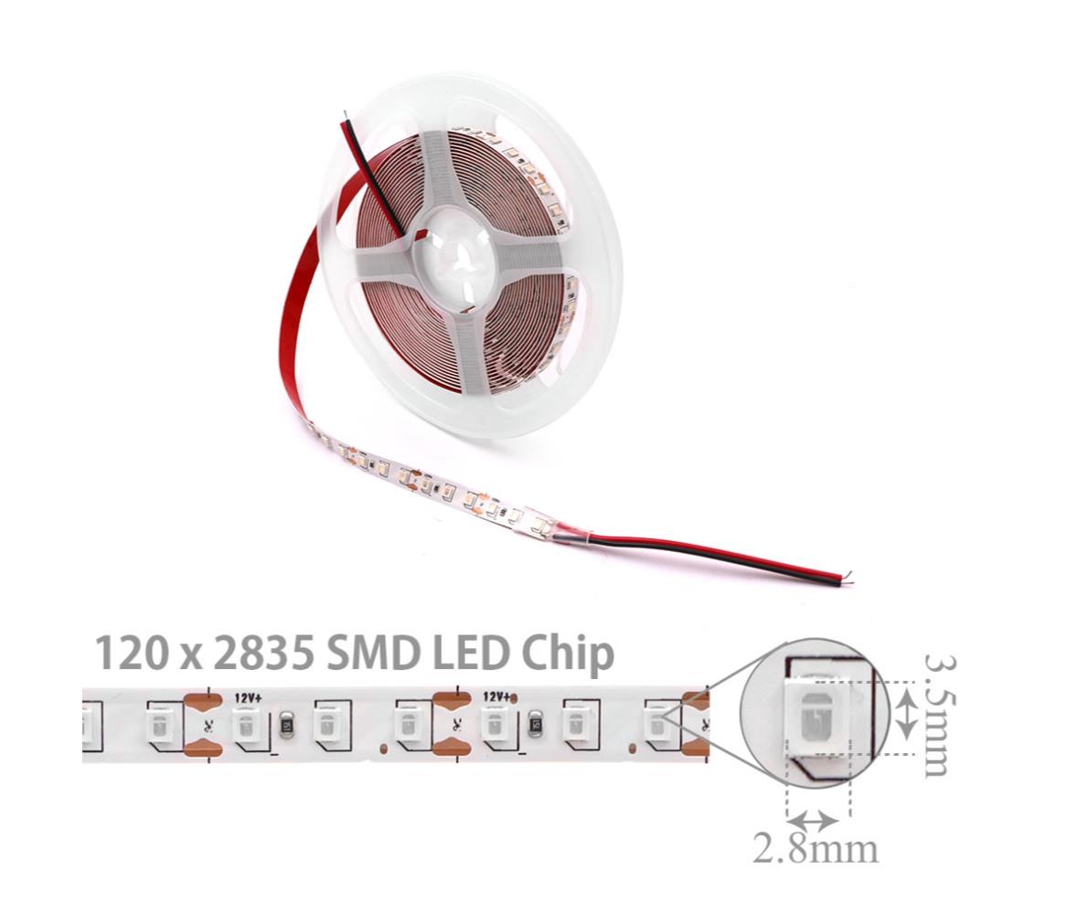 LED Strip Indoor 8mm 12V DC 60W 2835 Purple 5M