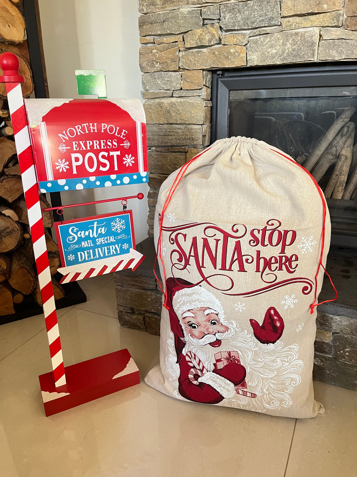 Christmas Santa Big Bag 72x45cm