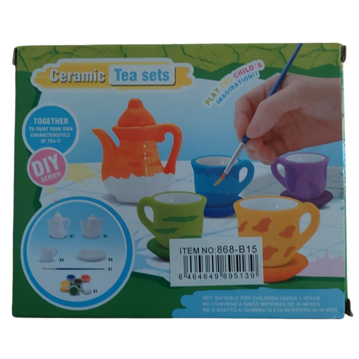 Shockers DIY Tea Set Ceramic Painting Kit
